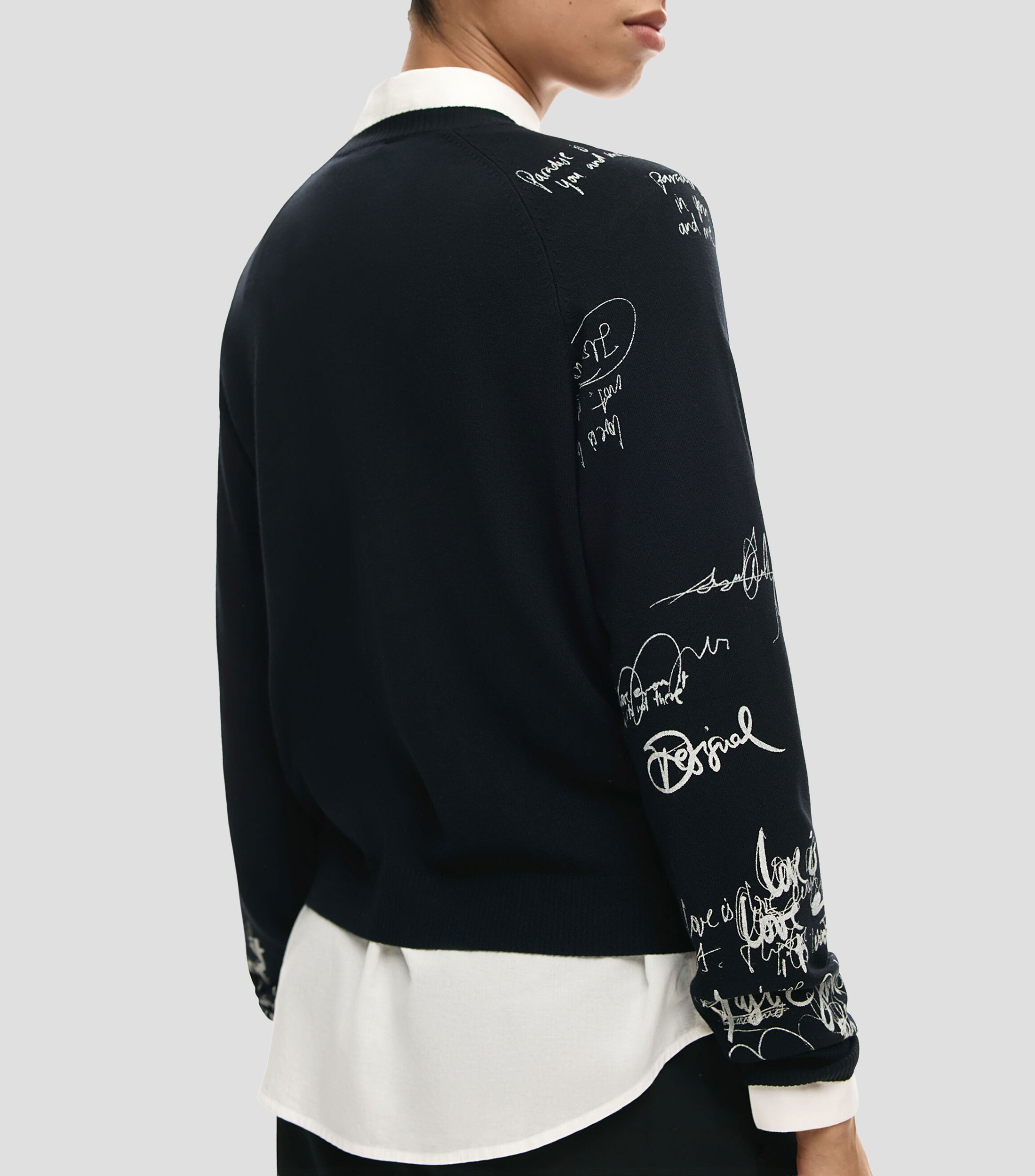 Suéter cuello redondo Mujer